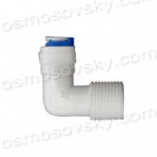 Aquafilter A4ME5-W knee 3/8 "x 1/4 BH to the tube fitting head pump reverse osmosis