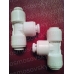Aquafilter A4TU4-W Tee 3 x 1/4 to a tube fitting for reverse osmosis