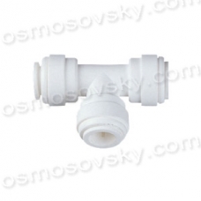 Aquafilter A4TU4-W Tee 3 x 1/4 to a tube fitting for reverse osmosis