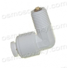 Organic WB-CV3142-Q knee with a check valve 1/8 "RN x 1/4" to the pipe fitting for the diaphragm housing